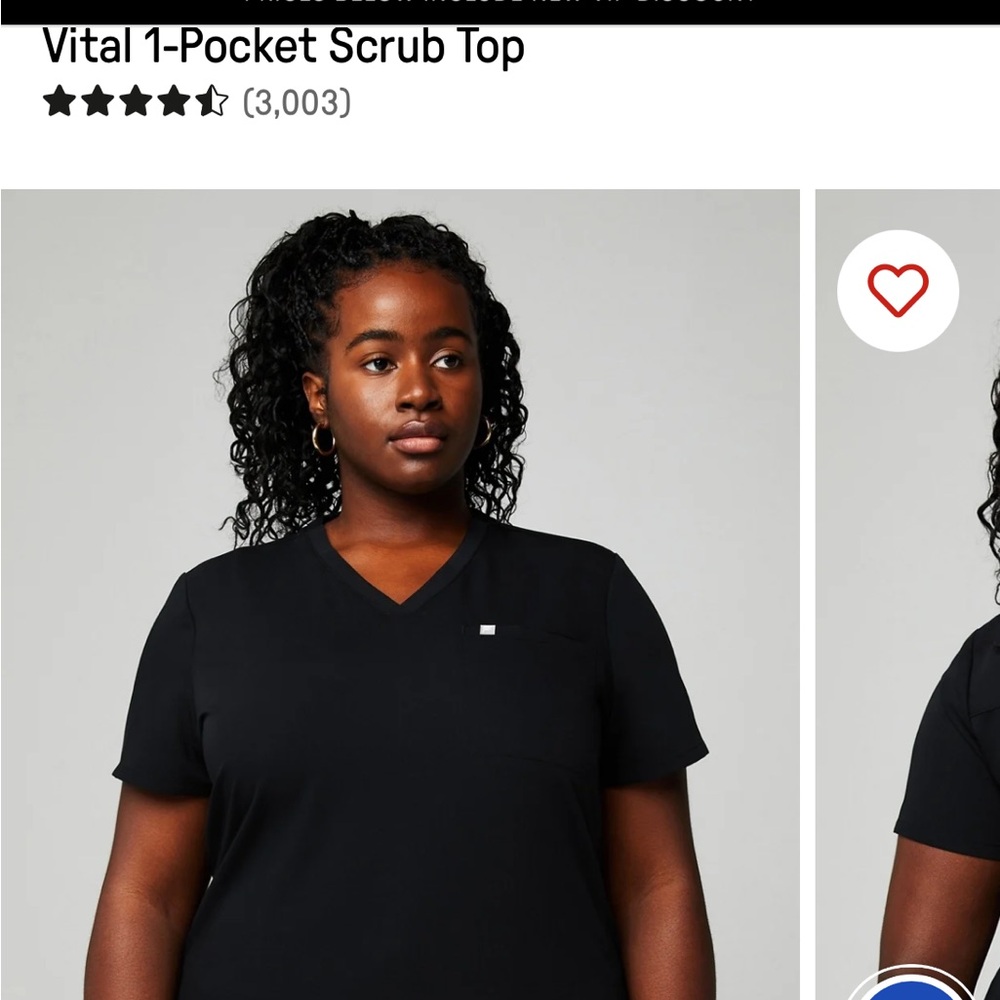 Fabletics Scrubs - 3x one pocket top